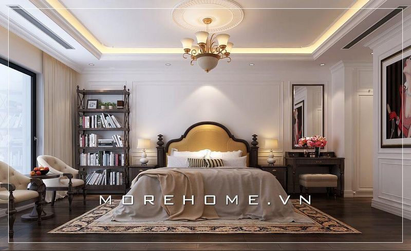 Giường ngủ bọc da đầu giường